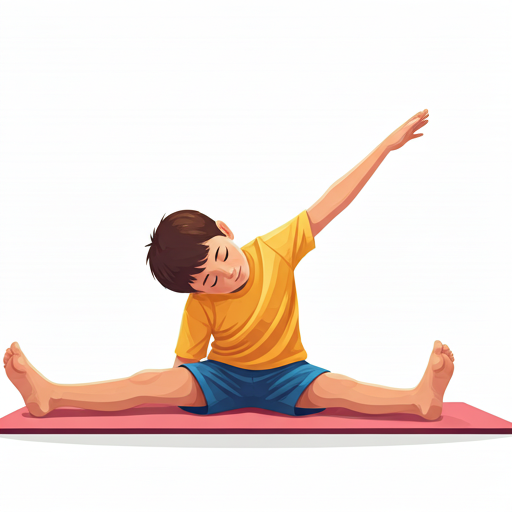 Child stretching