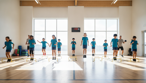Kids Exercising